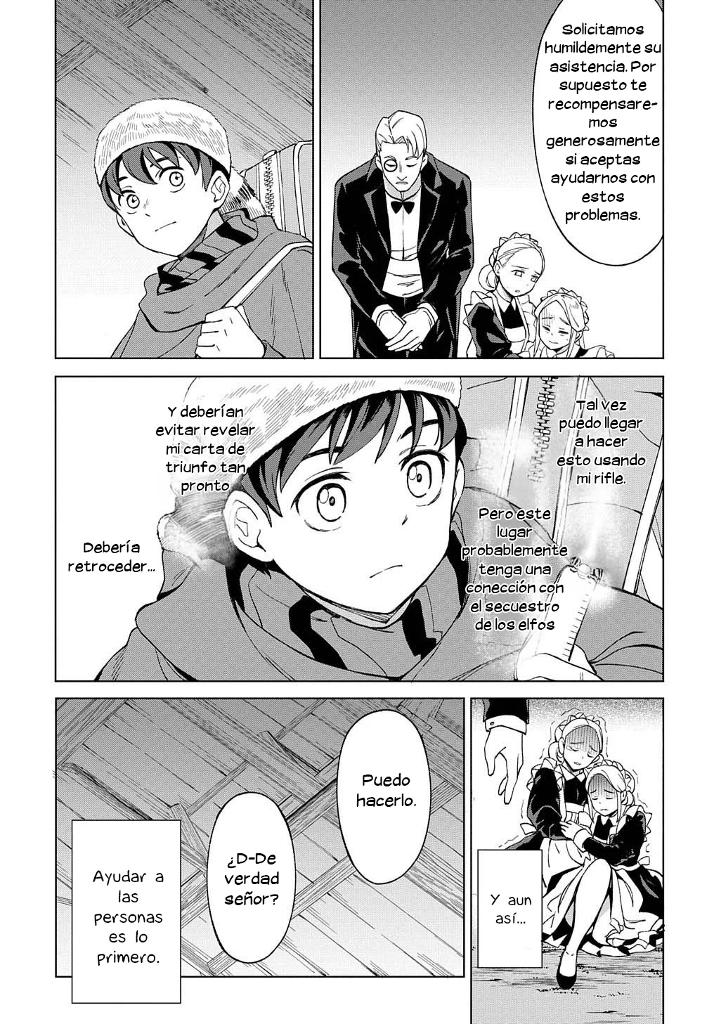 Hokkaidou no Geneki Hunter ga Isekai ni Hourikoma Rete Mita – Elf Yome to Meguru Isekai Shuryou Life Capítulo 12.1 - Page 35