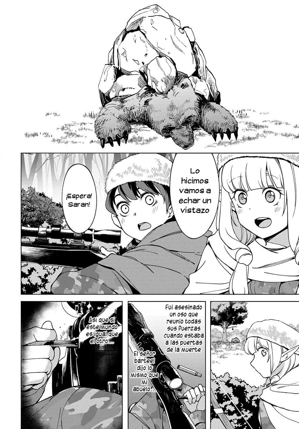 Hokkaidou no Geneki Hunter ga Isekai ni Hourikoma Rete Mita – Elf Yome to Meguru Isekai Shuryou Life Capítulo 12.2 - Page 24