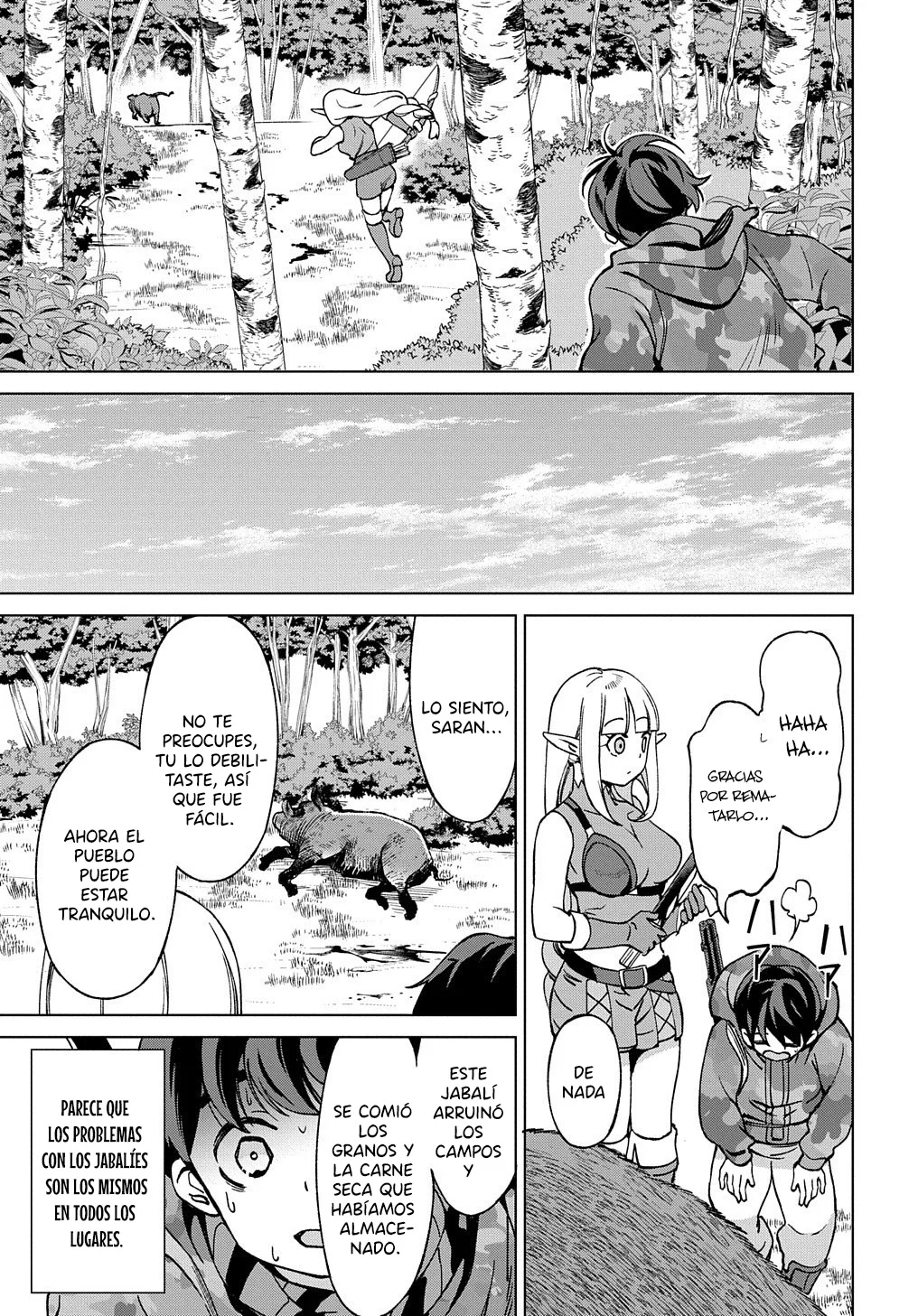 Hokkaidou no Geneki Hunter ga Isekai ni Hourikoma Rete Mita – Elf Yome to Meguru Isekai Shuryou Life Capítulo 19 - Page 7