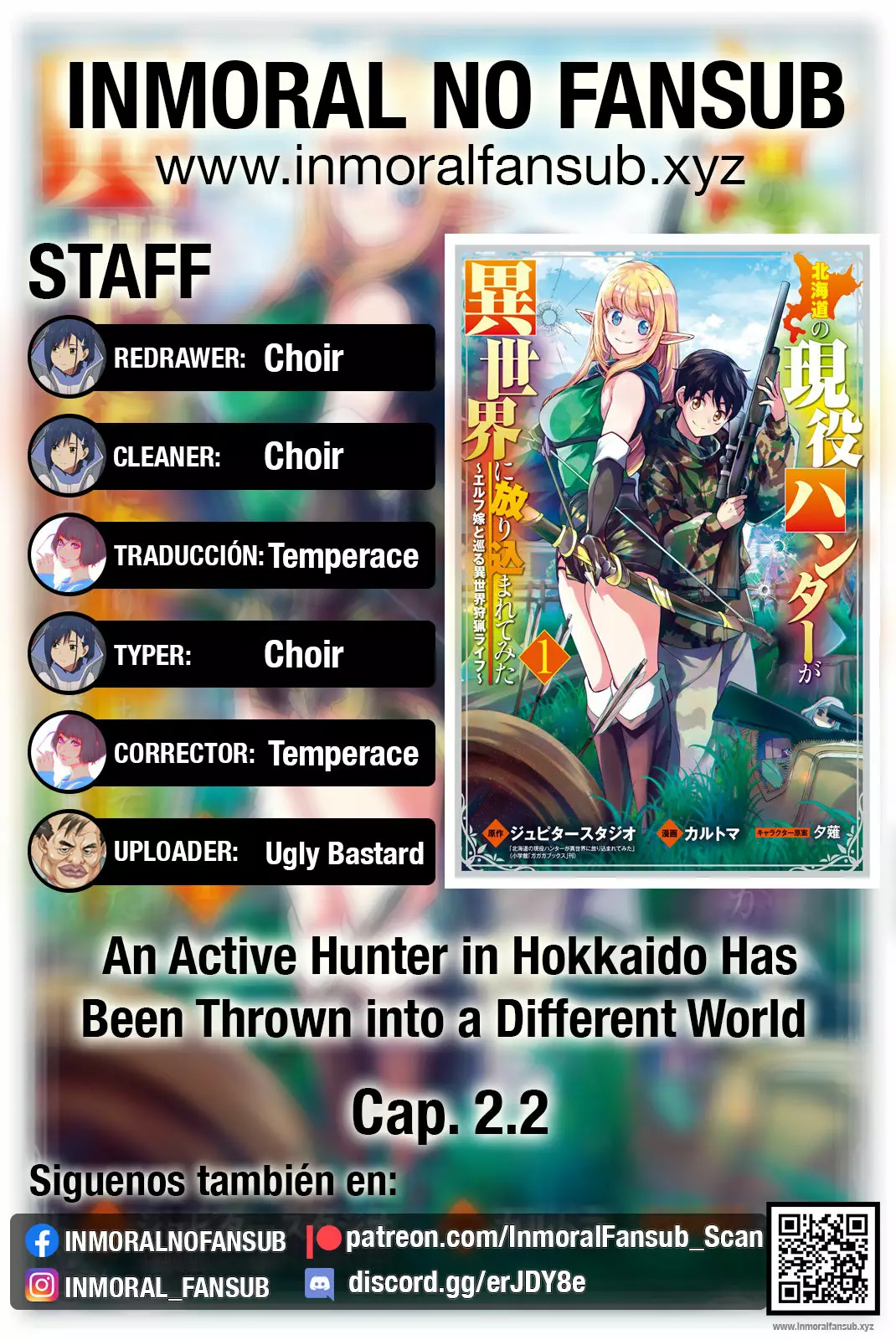Hokkaidou no Geneki Hunter ga Isekai ni Hourikoma Rete Mita – Elf Yome to Meguru Isekai Shuryou Life Capítulo 2.1 - Page 1