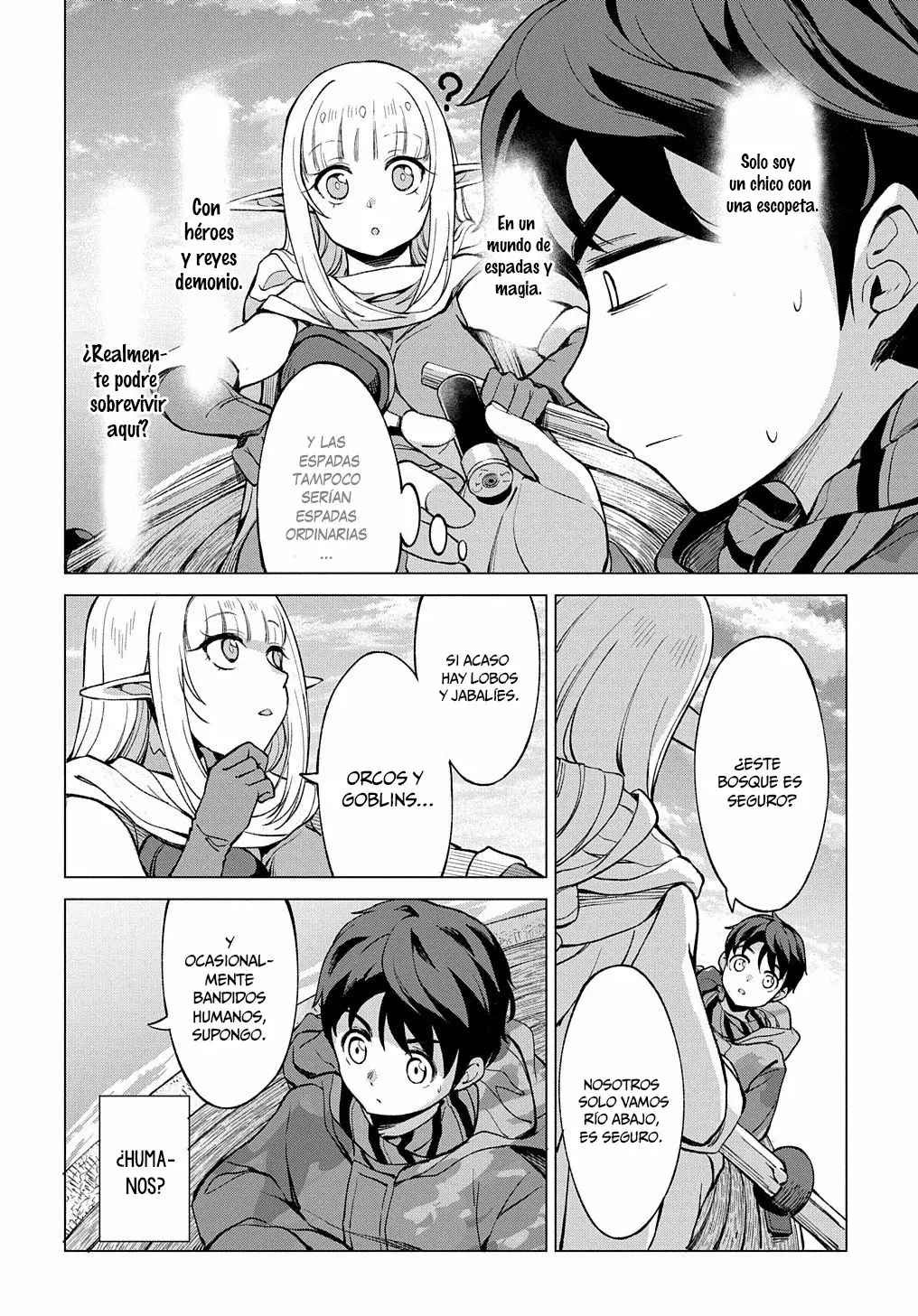 Hokkaidou no Geneki Hunter ga Isekai ni Hourikoma Rete Mita – Elf Yome to Meguru Isekai Shuryou Life Capítulo 2 - Page 24
