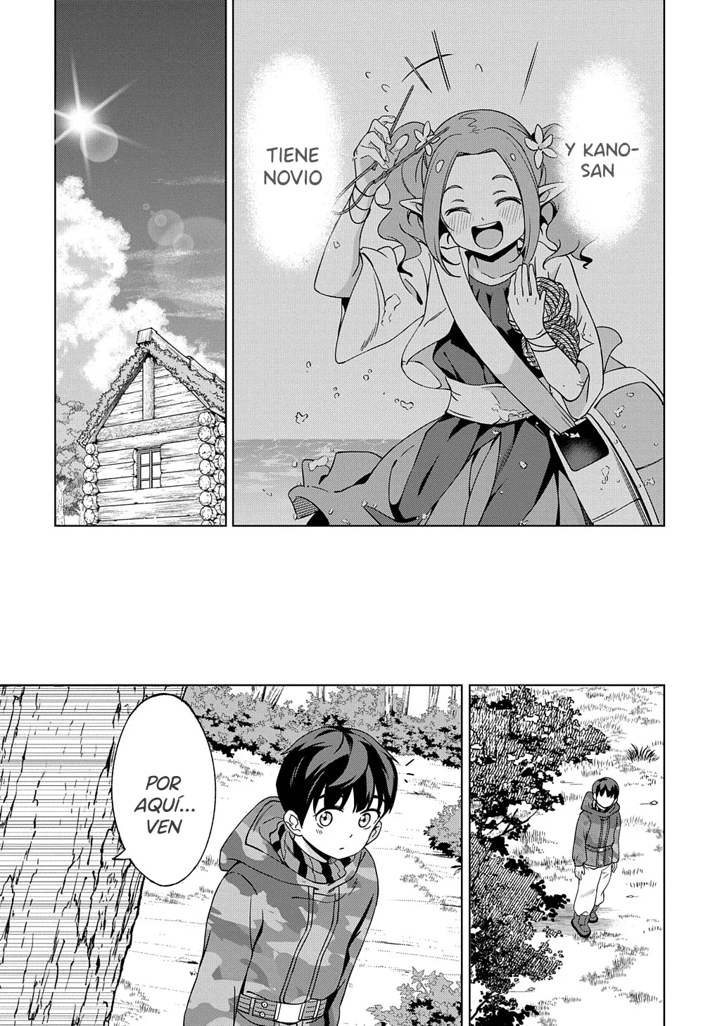 Hokkaidou no Geneki Hunter ga Isekai ni Hourikoma Rete Mita – Elf Yome to Meguru Isekai Shuryou Life Capítulo 20.1 - Page 15