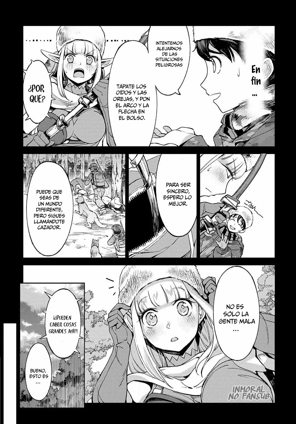 Hokkaidou no Geneki Hunter ga Isekai ni Hourikoma Rete Mita – Elf Yome to Meguru Isekai Shuryou Life Capítulo 4 - Page 7