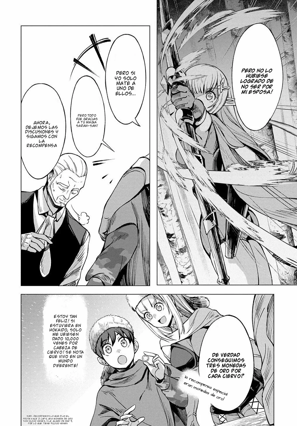 Hokkaidou no Geneki Hunter ga Isekai ni Hourikoma Rete Mita – Elf Yome to Meguru Isekai Shuryou Life Capítulo 6.4 - Page 7