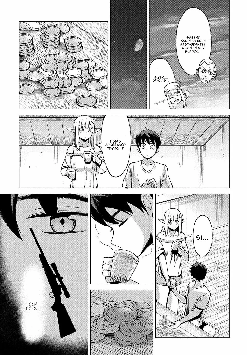 Hokkaidou no Geneki Hunter ga Isekai ni Hourikoma Rete Mita – Elf Yome to Meguru Isekai Shuryou Life Capítulo 6.4 - Page 8