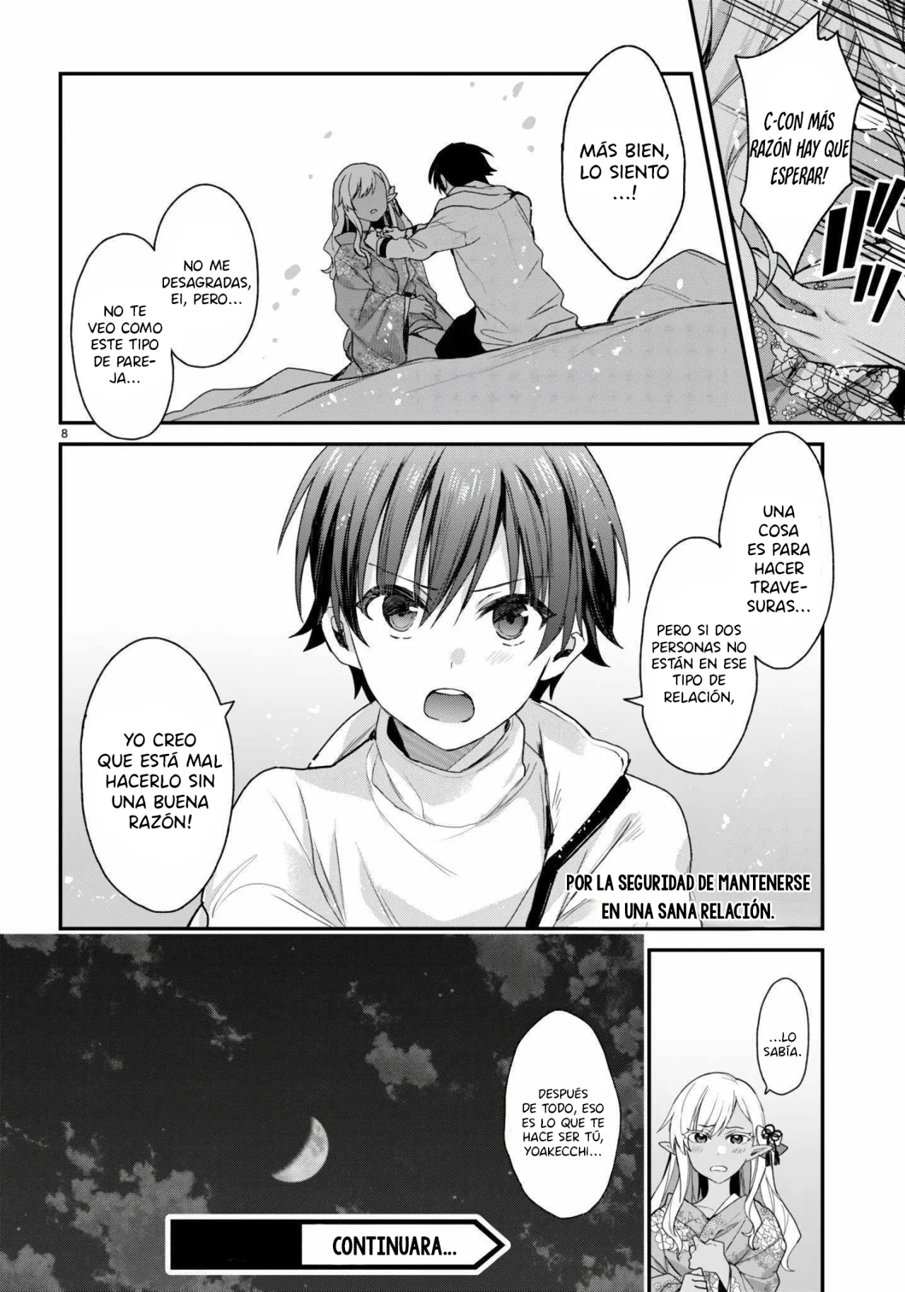Yonshimai wa Yoru wo Omachikane Capítulo 22.1 - Page 10