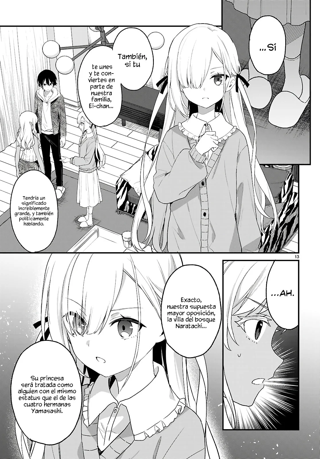 Yonshimai wa Yoru wo Omachikane Capítulo 32 - Page 14