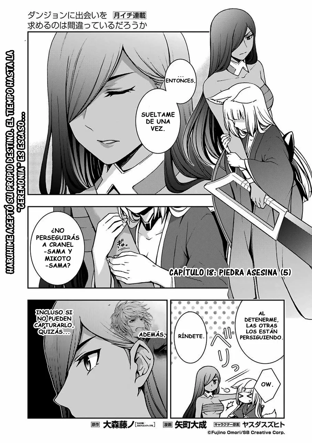 Dungeon ni Deai wo Motomeru no wa Machigatteiru Darou ka II Capítulo 18 - Page 1