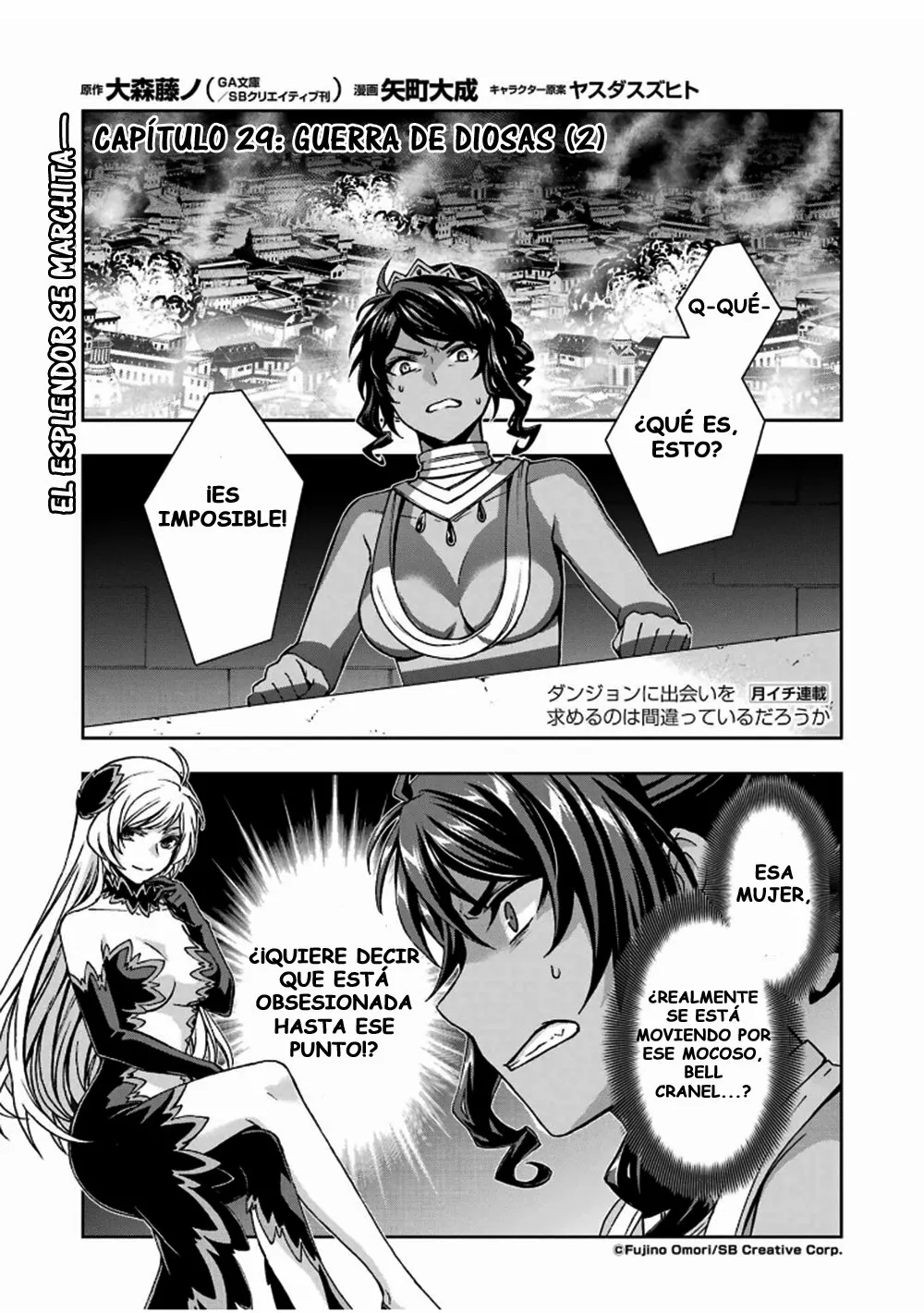 Dungeon ni Deai wo Motomeru no wa Machigatteiru Darou ka II Capítulo 29 - Page 1