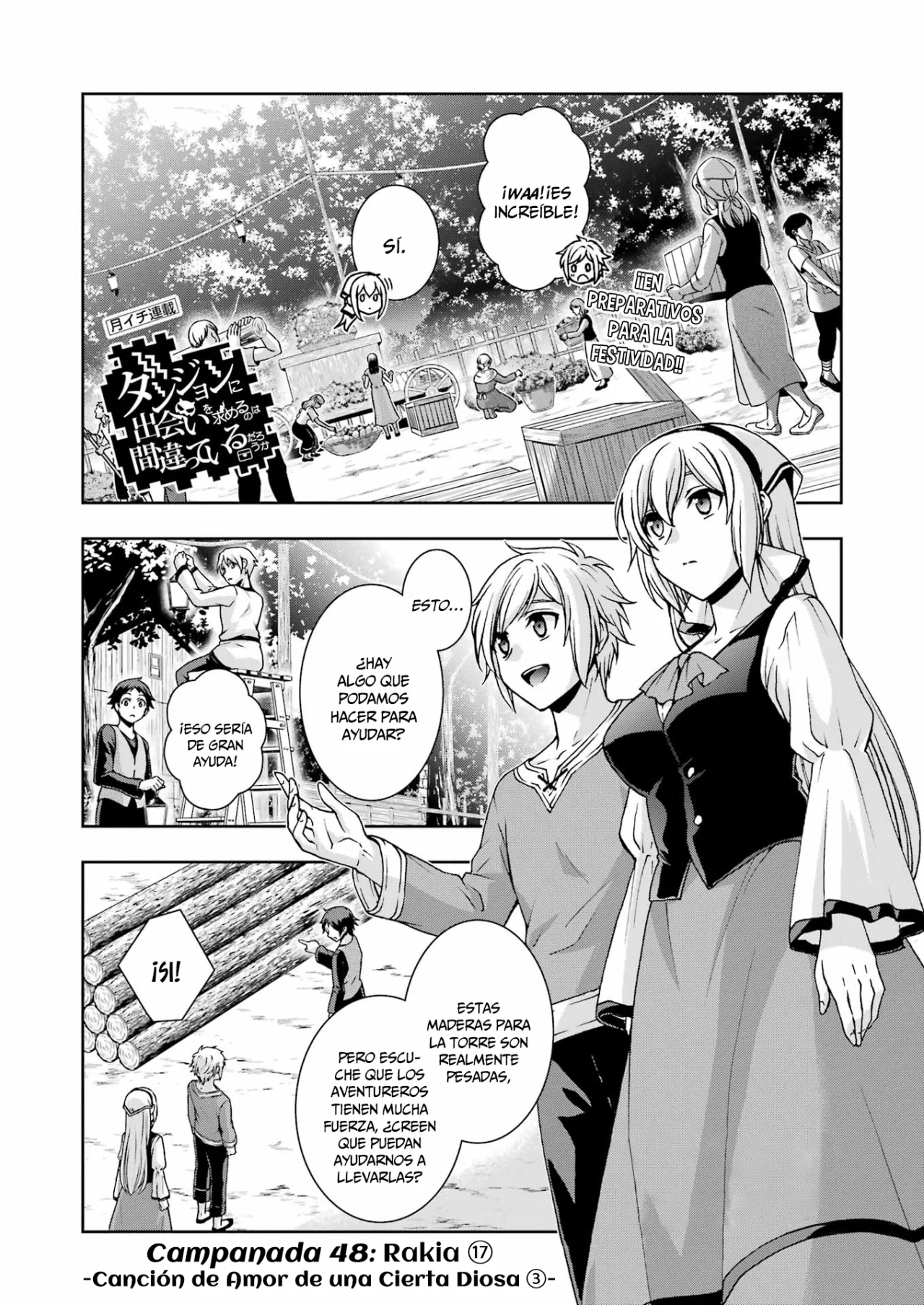 Dungeon ni Deai wo Motomeru no wa Machigatteiru Darou ka II Capítulo 48 - Page 2