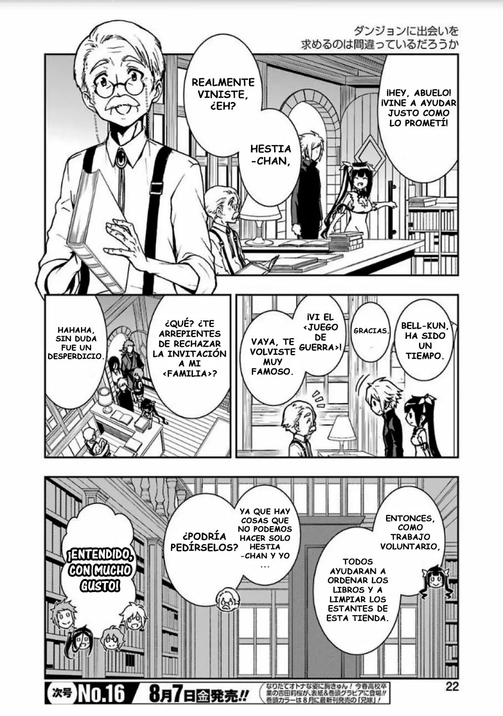Dungeon ni Deai wo Motomeru no wa Machigatteiru Darou ka II Capítulo 7 - Page 8