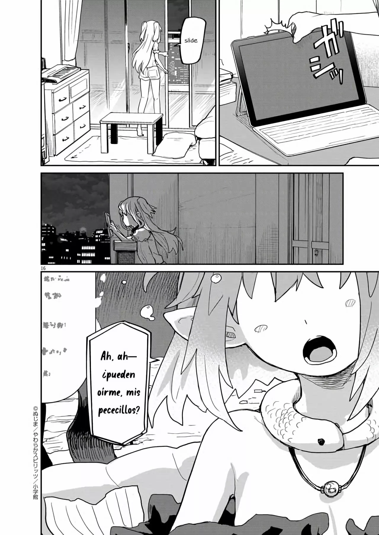 Kaii to otome to kamikakushi Capítulo 33 - Page 17