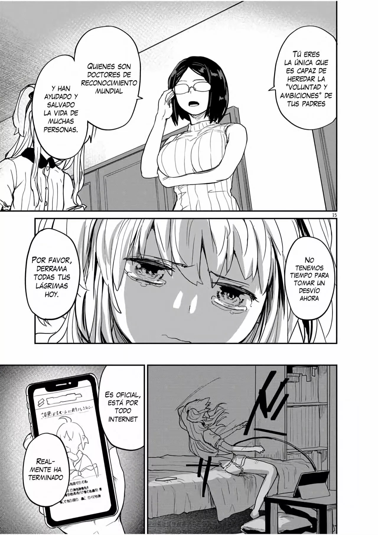 Kaii to otome to kamikakushi Capítulo 34 - Page 16