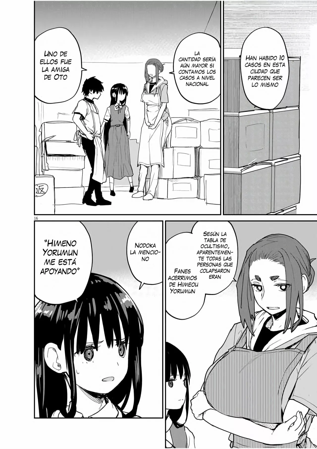 Kaii to otome to kamikakushi Capítulo 35 - Page 16