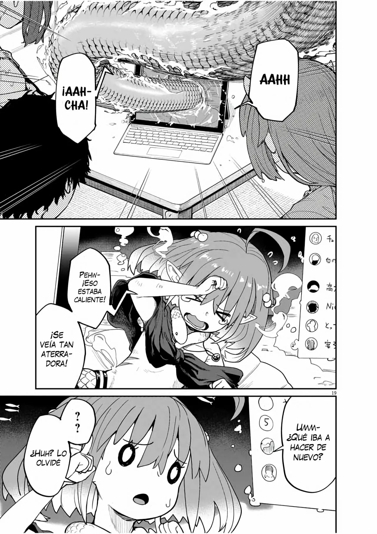 Kaii to otome to kamikakushi Capítulo 37 - Page 19