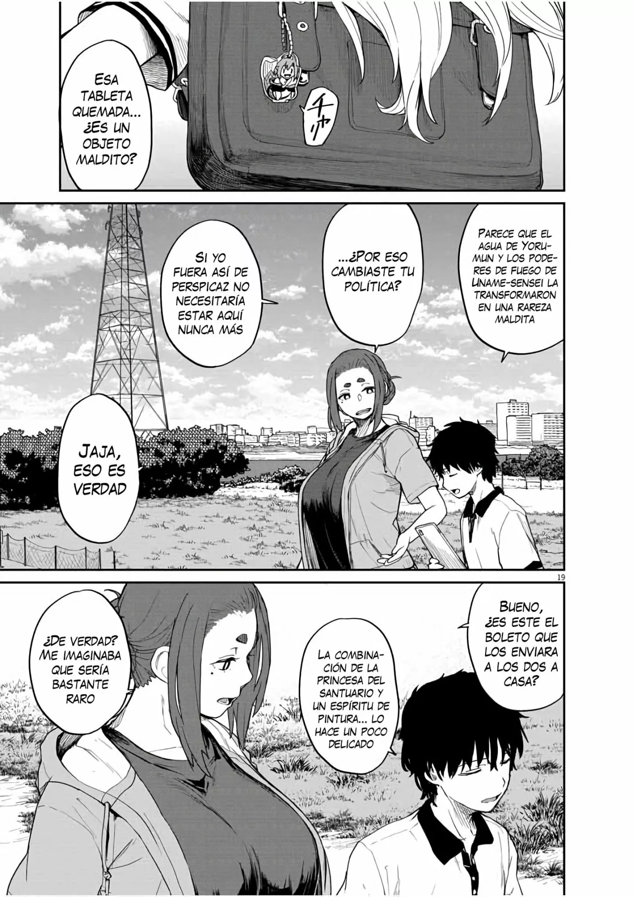 Kaii to otome to kamikakushi Capítulo 38 - Page 18