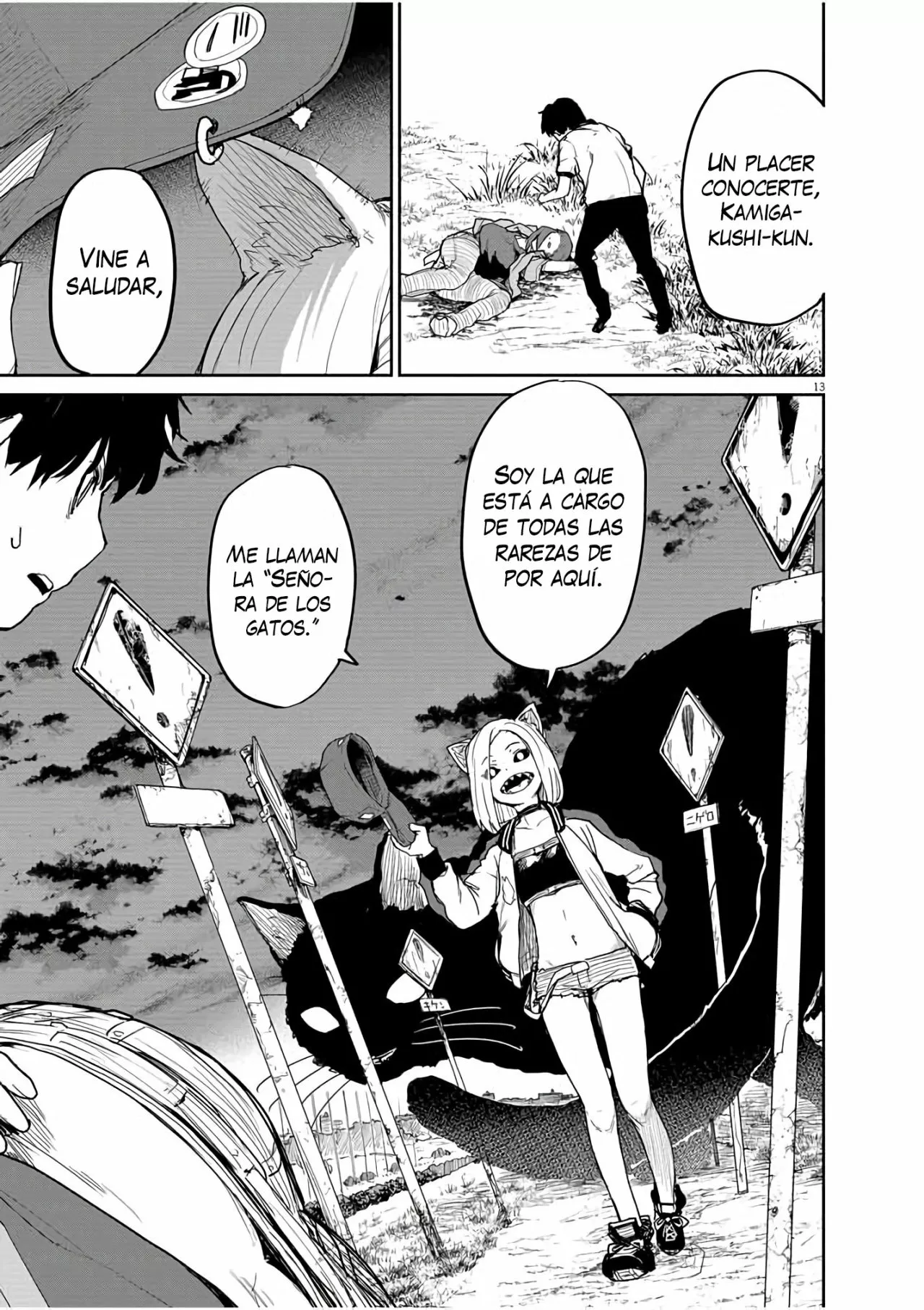 Kaii to otome to kamikakushi Capítulo 39 - Page 13