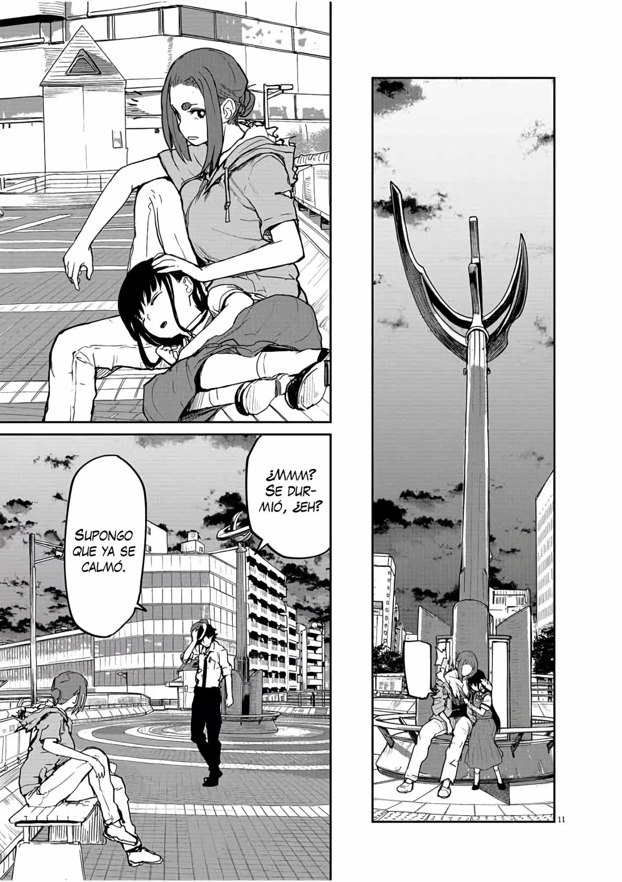 Kaii to otome to kamikakushi Capítulo 41 - Page 12