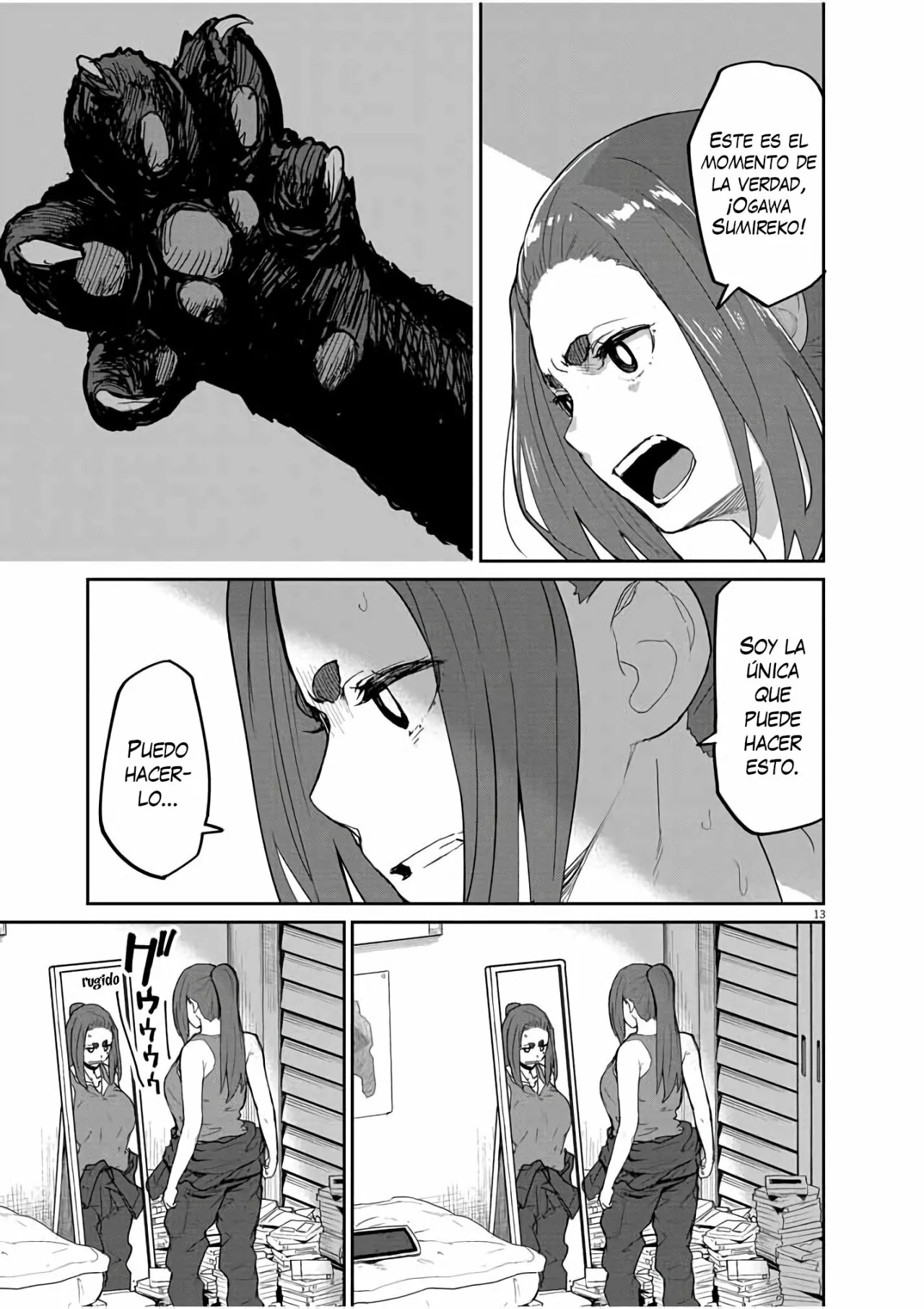 Kaii to otome to kamikakushi Capítulo 42 - Page 14