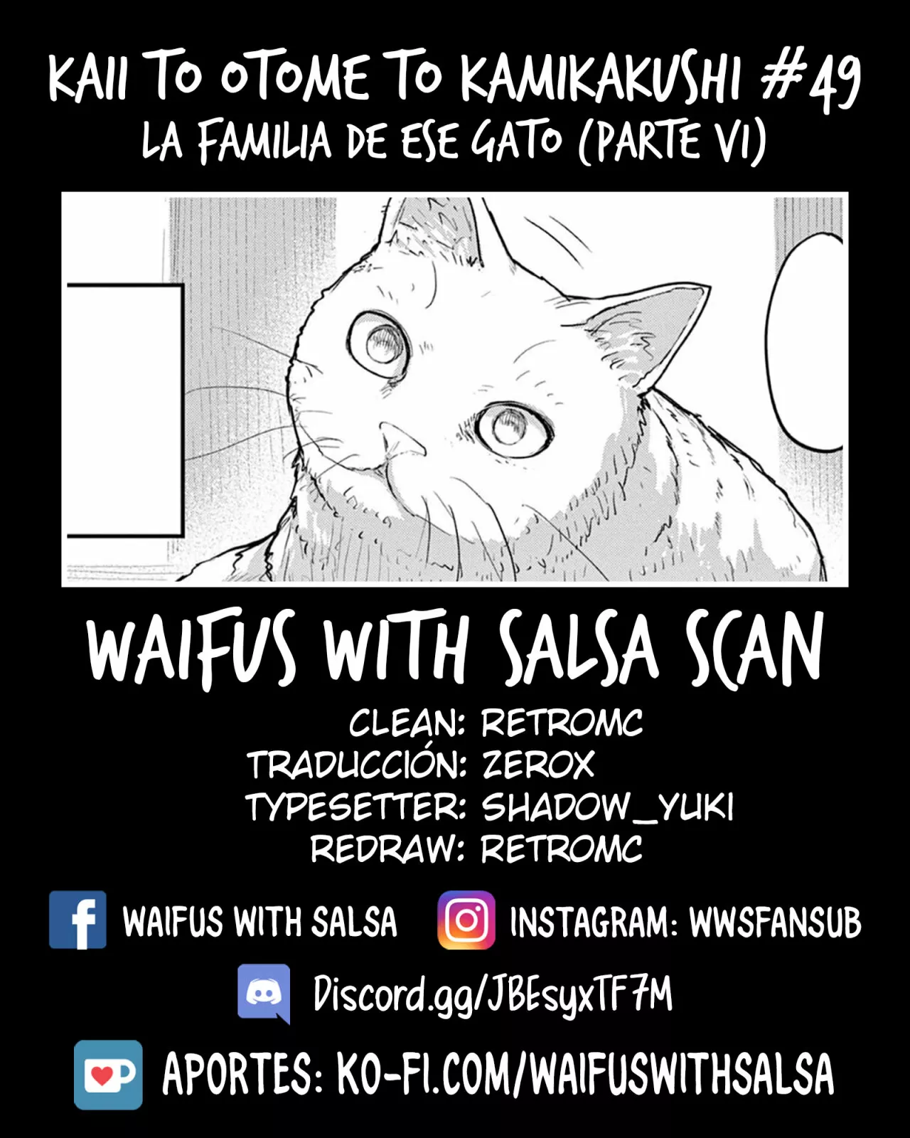 Kaii to otome to kamikakushi Capítulo 49 - Page 1
