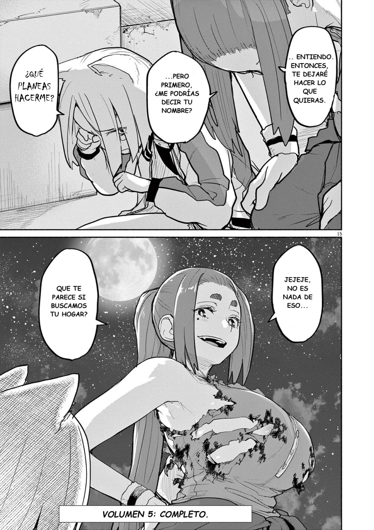 Kaii to otome to kamikakushi Capítulo 51 - Page 16
