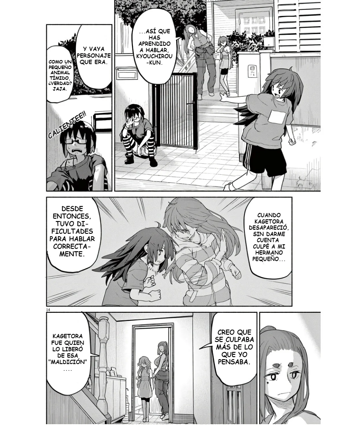 Kaii to otome to kamikakushi Capítulo 52 - Page 15