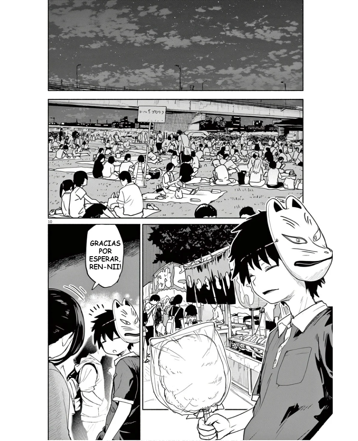 Kaii to otome to kamikakushi Capítulo 53 - Page 10
