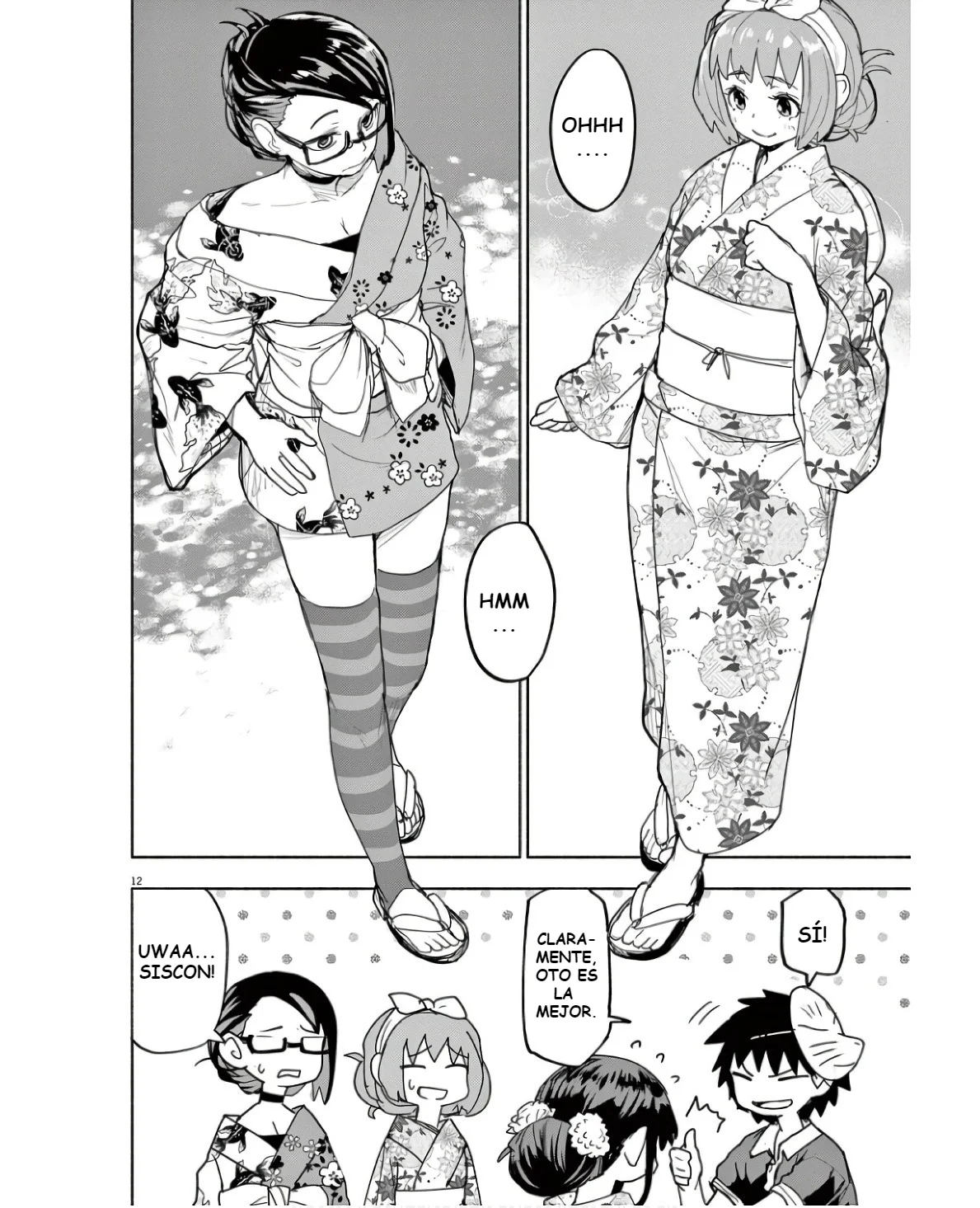 Kaii to otome to kamikakushi Capítulo 53 - Page 12
