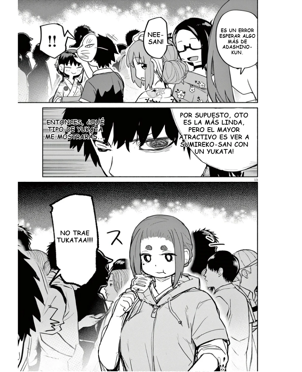 Kaii to otome to kamikakushi Capítulo 53 - Page 13