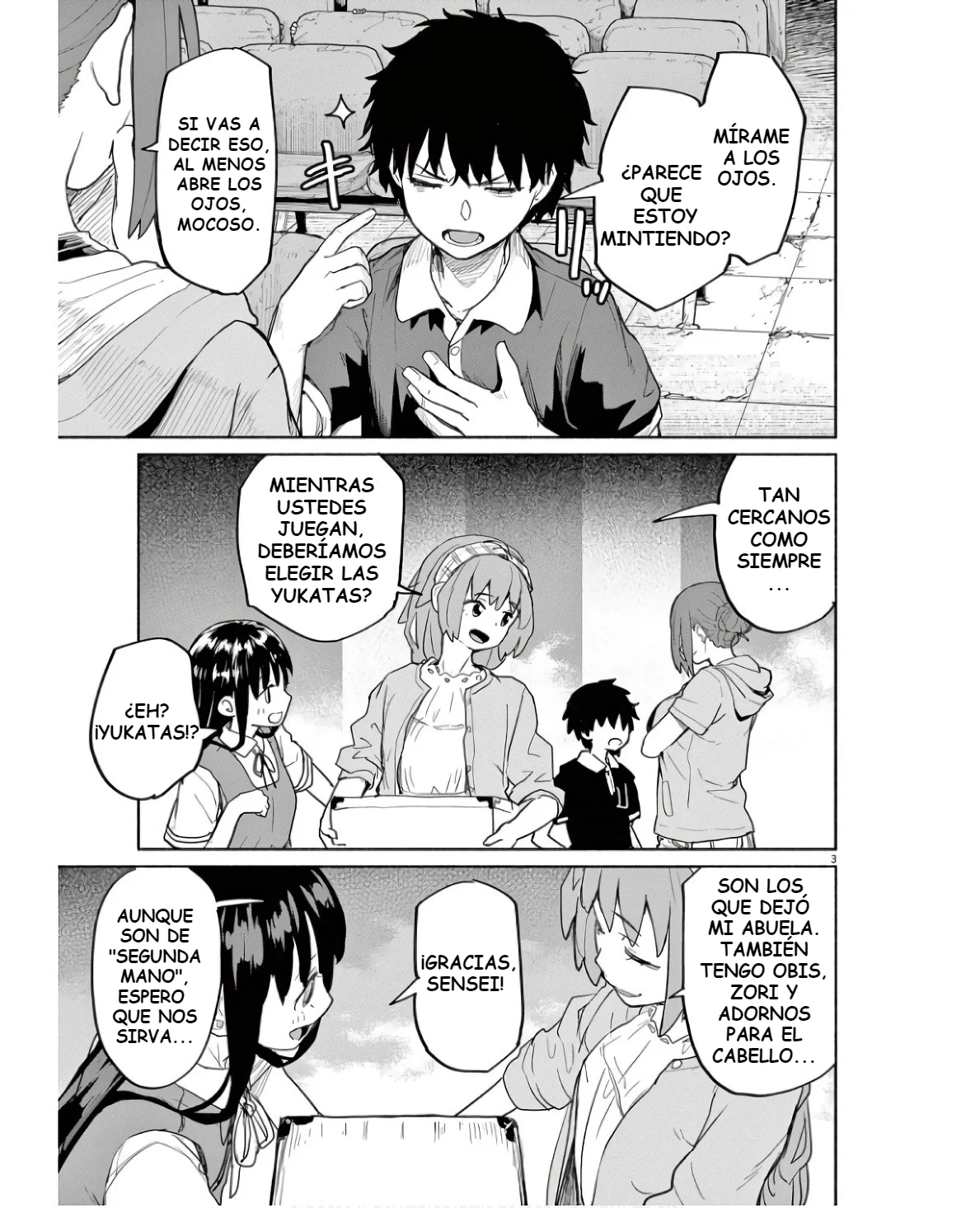 Kaii to otome to kamikakushi Capítulo 53 - Page 4