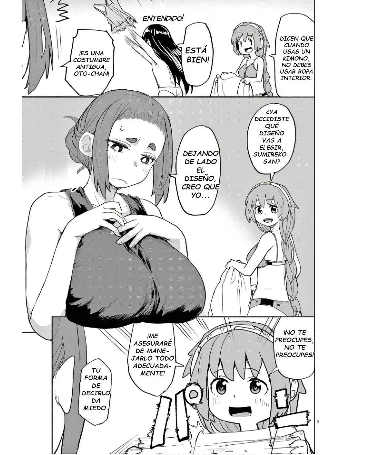 Kaii to otome to kamikakushi Capítulo 53 - Page 9