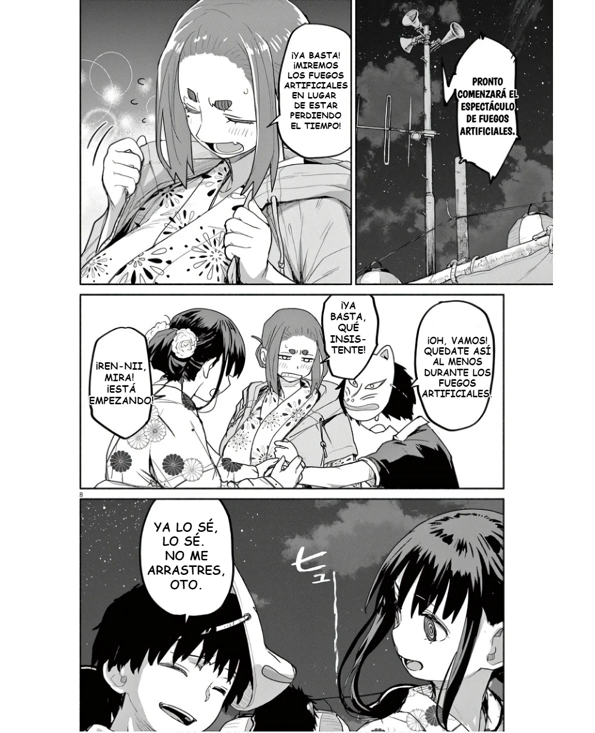 Kaii to otome to kamikakushi Capítulo 54 - Page 9