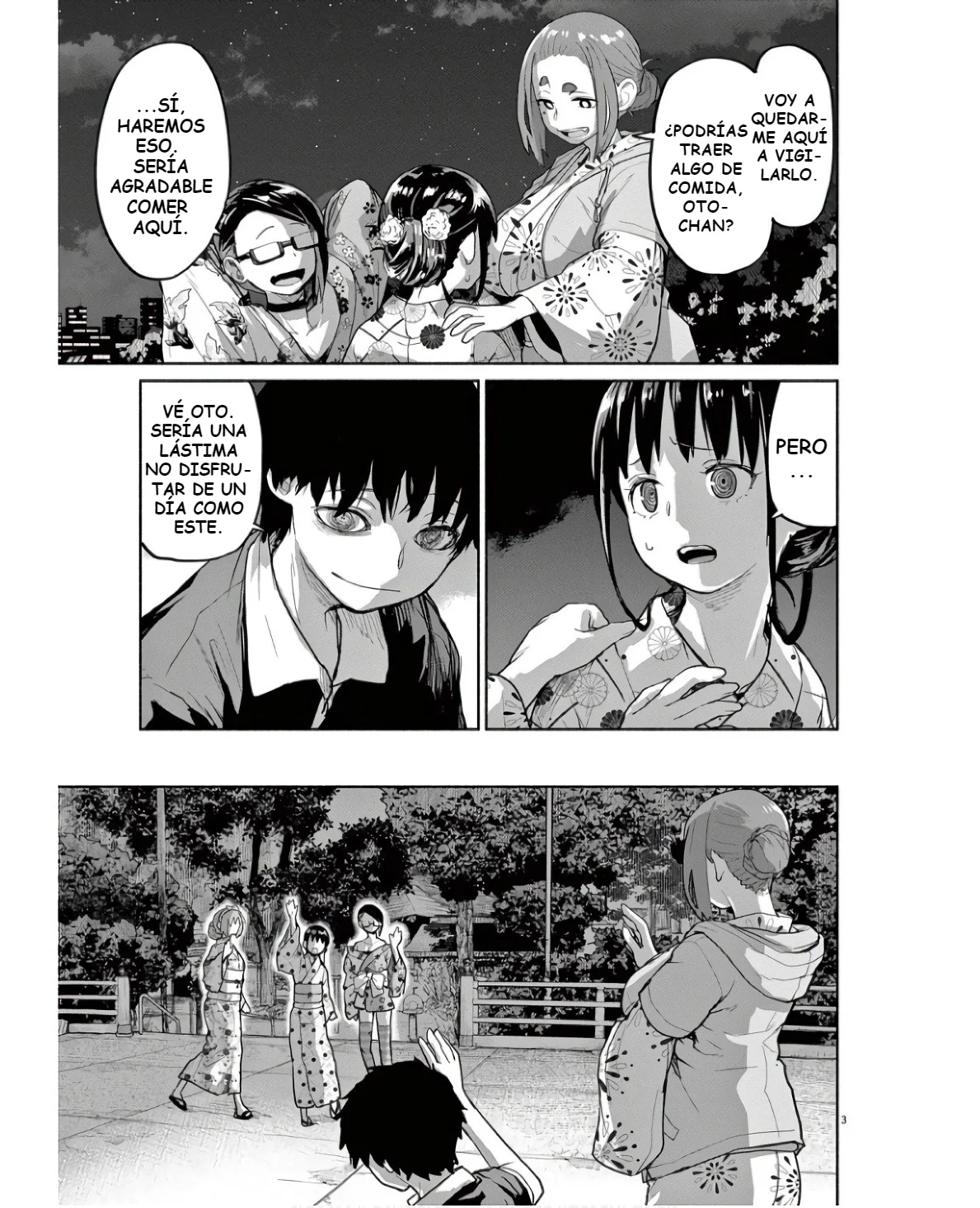 Kaii to otome to kamikakushi Capítulo 55 - Page 4