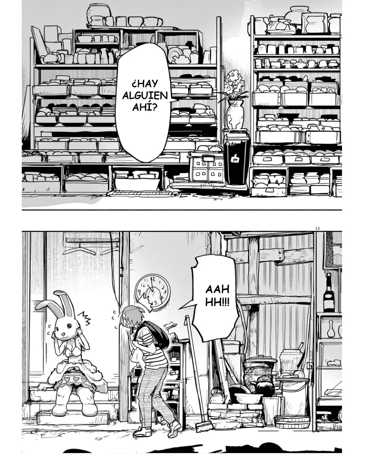 Kaii to otome to kamikakushi Capítulo 57 - Page 14