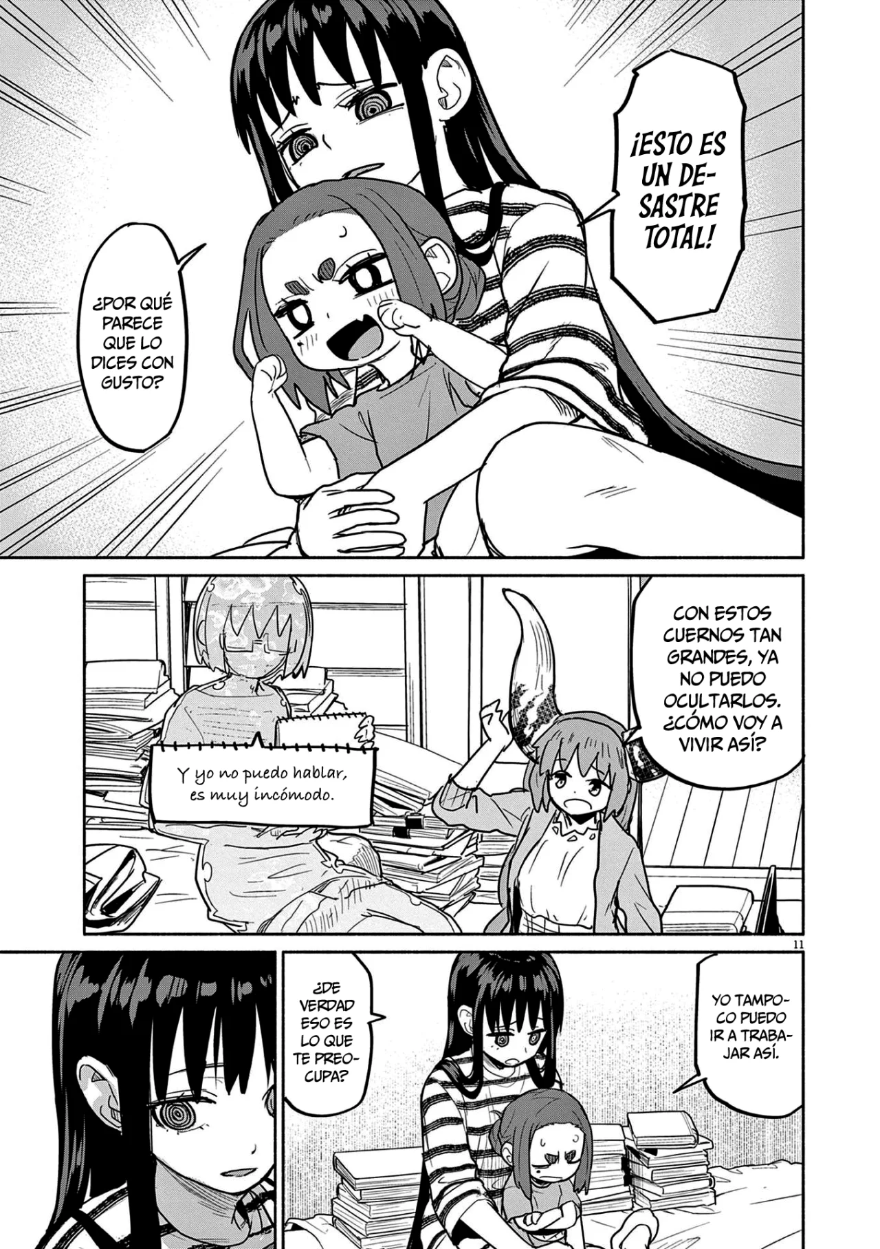 Kaii to otome to kamikakushi Capítulo 74 - Page 12