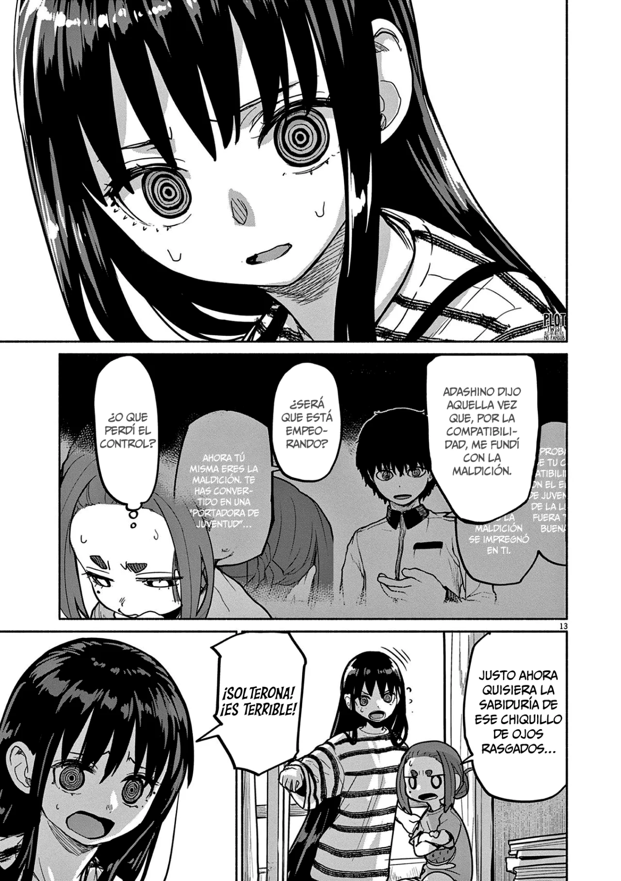 Kaii to otome to kamikakushi Capítulo 74 - Page 14