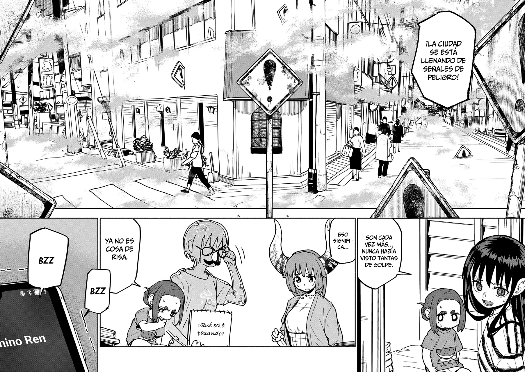 Kaii to otome to kamikakushi Capítulo 74 - Page 15
