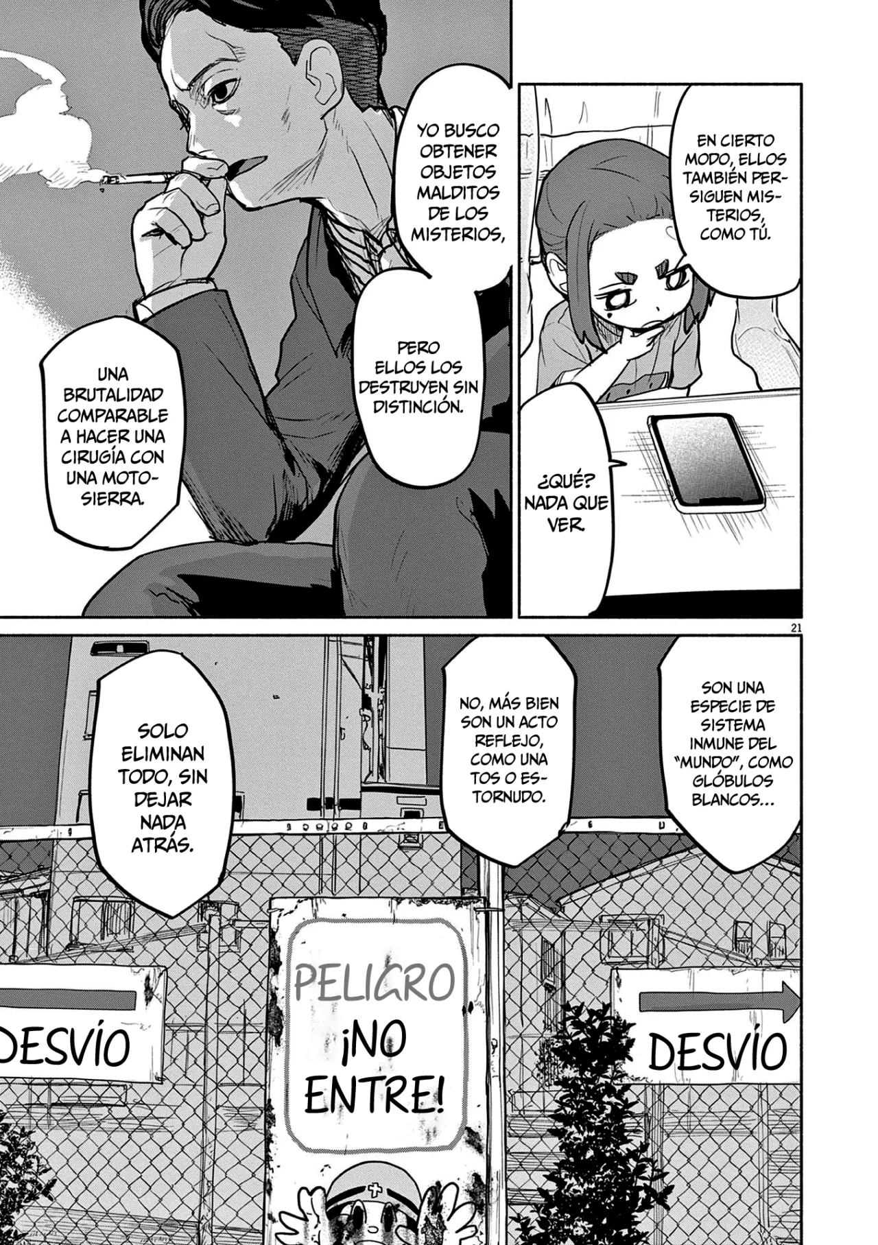 Kaii to otome to kamikakushi Capítulo 74 - Page 21