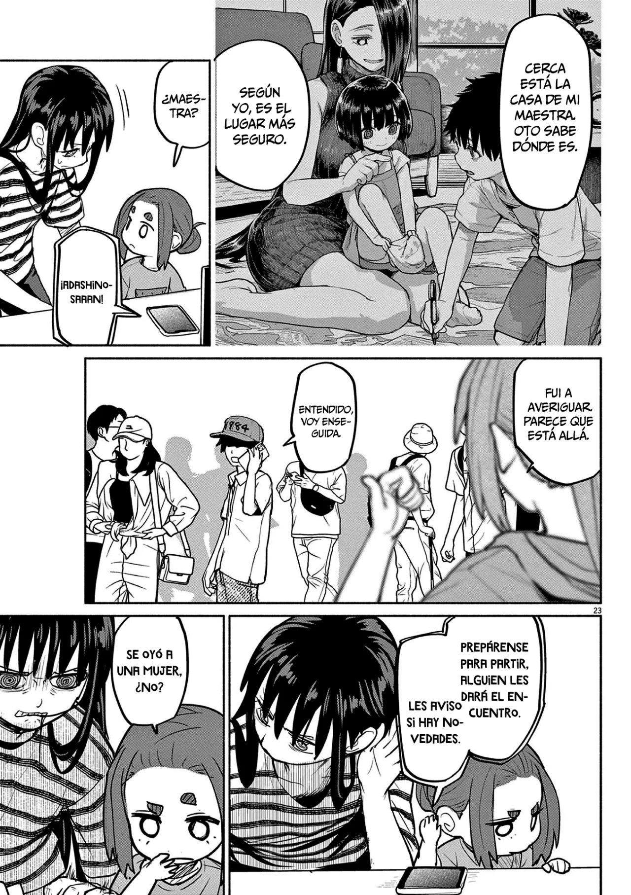 Kaii to otome to kamikakushi Capítulo 74 - Page 23