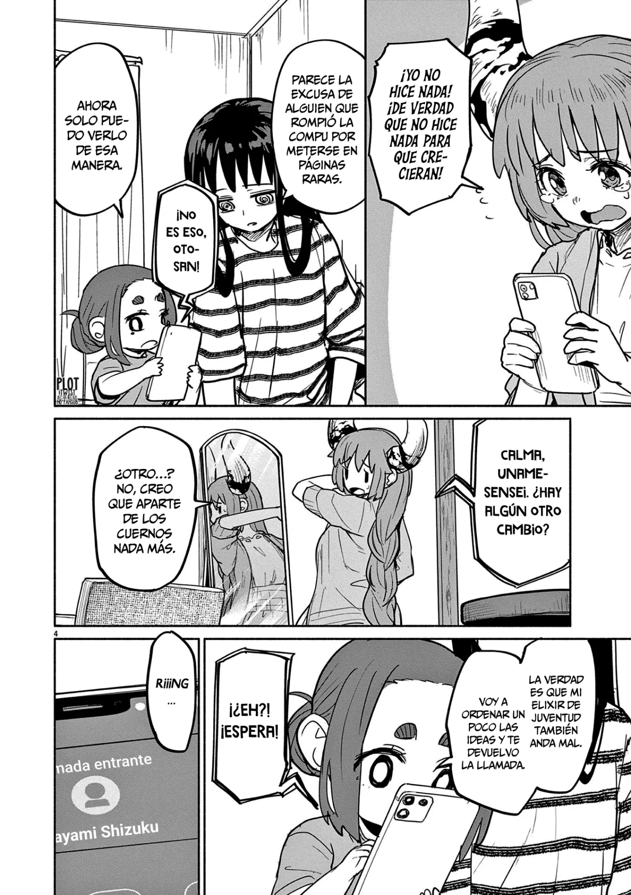 Kaii to otome to kamikakushi Capítulo 74 - Page 5