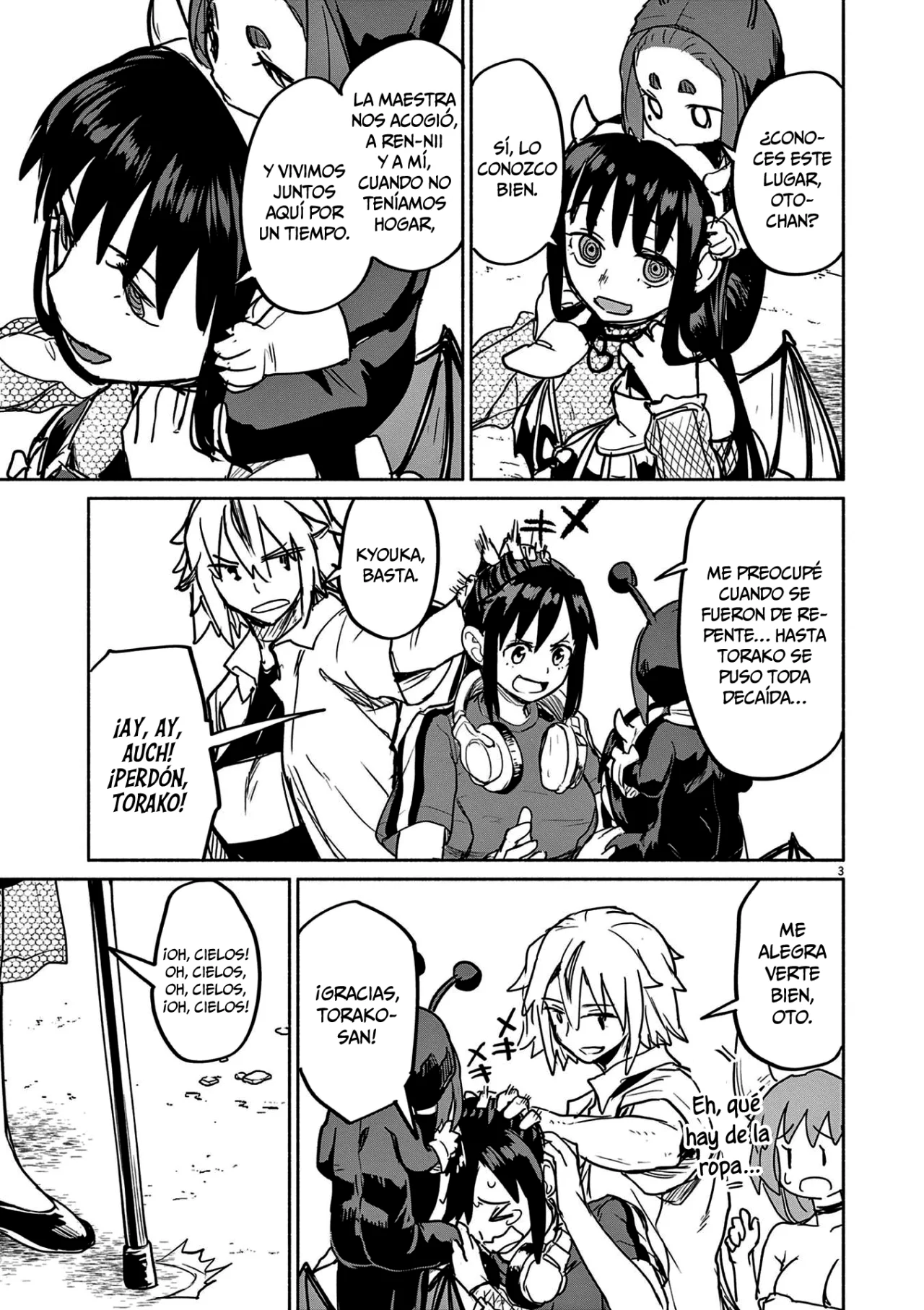 Kaii to otome to kamikakushi Capítulo 76 - Page 4