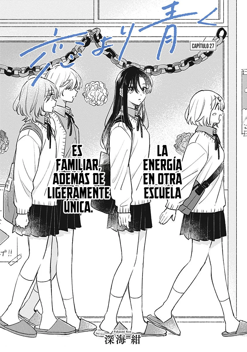 Koi yori Aoku Capítulo 27 - Page 7