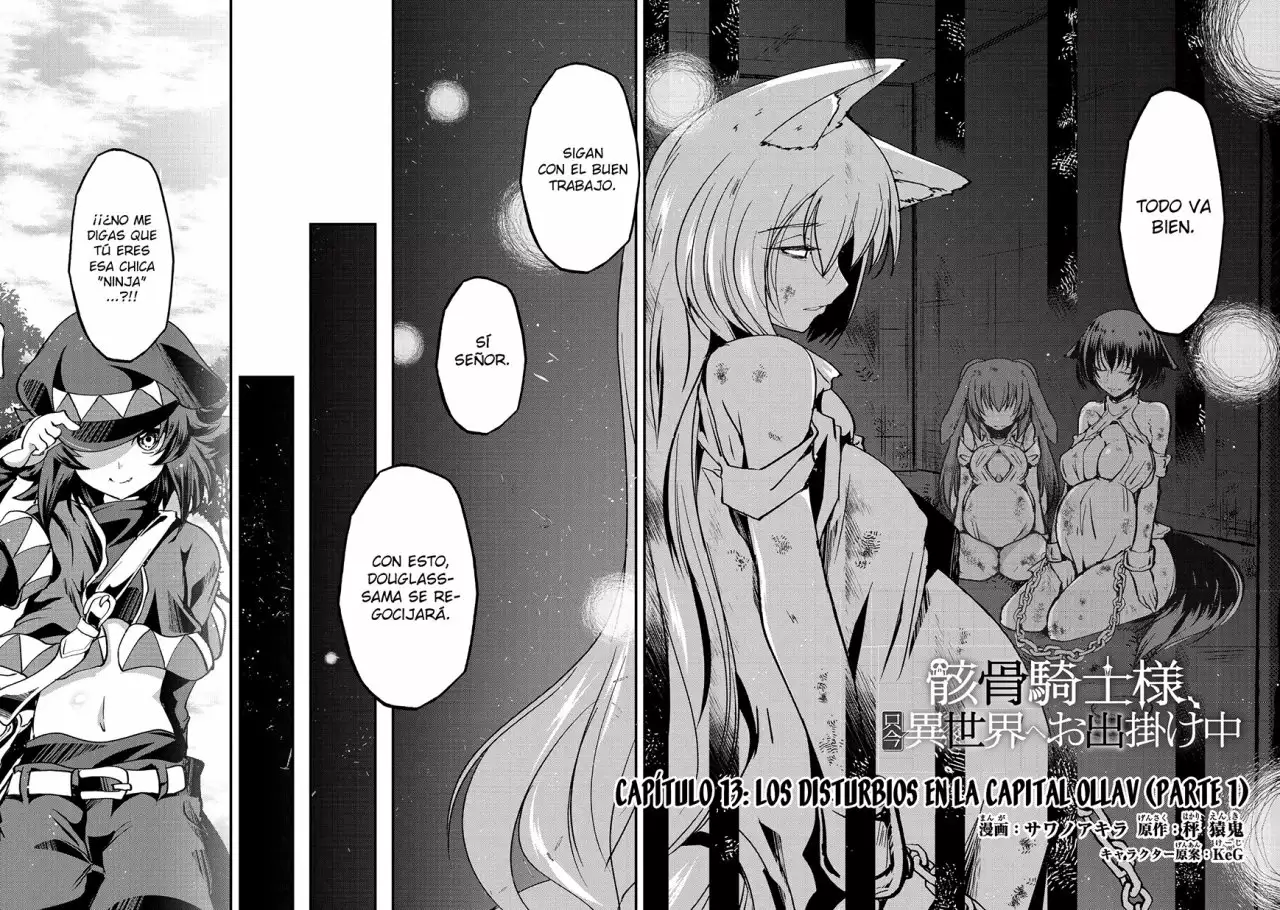 Gaikotsu Kishi-sama, Tadaima Isekai e Odekakechuu Capítulo 13 - Page 3