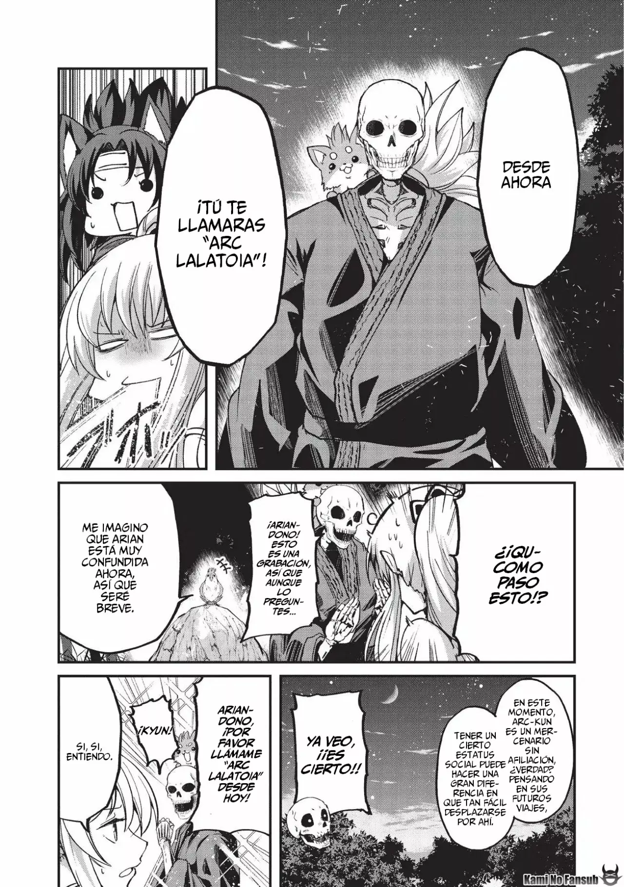 Gaikotsu Kishi-sama, Tadaima Isekai e Odekakechuu Capítulo 25 - Page 17