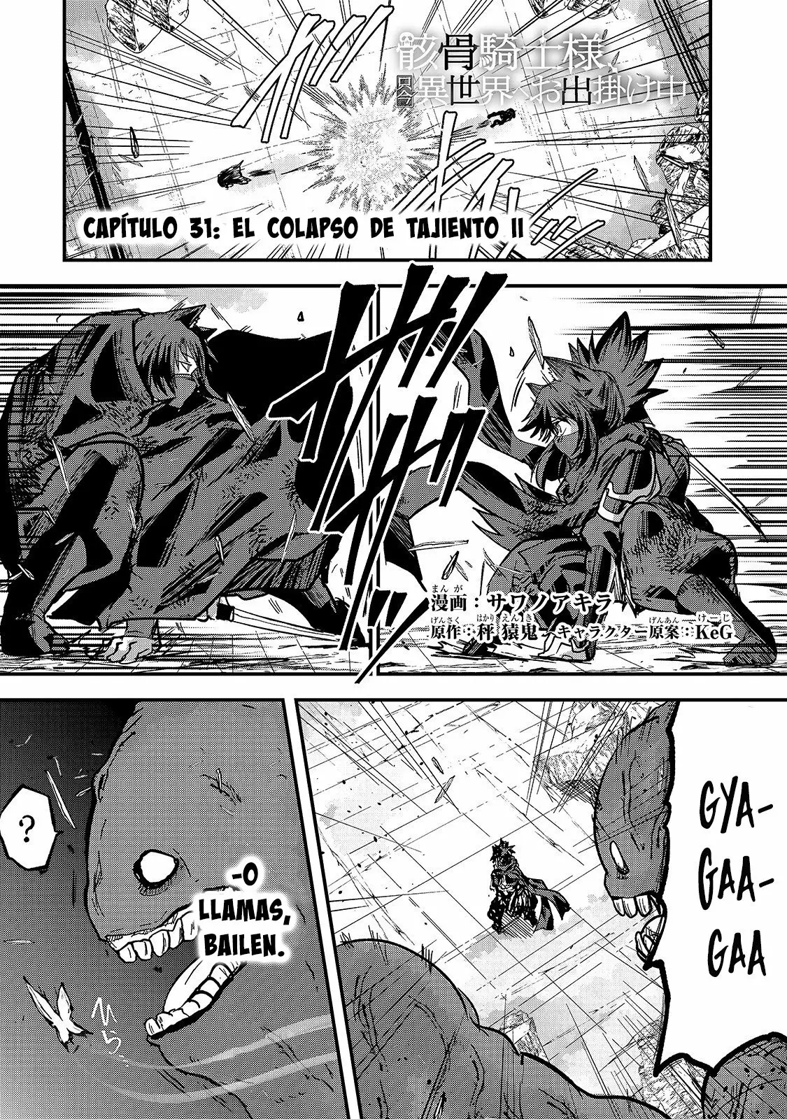 Gaikotsu Kishi-sama, Tadaima Isekai e Odekakechuu Capítulo 31 - Page 3