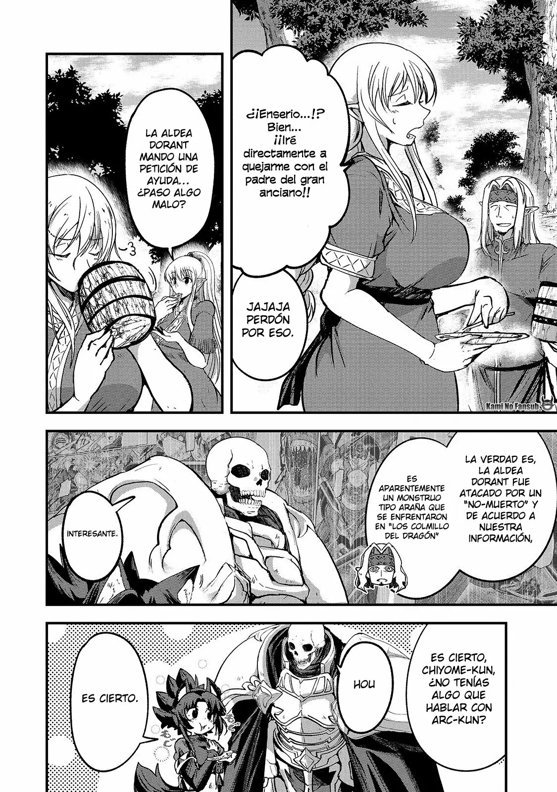 Gaikotsu Kishi-sama, Tadaima Isekai e Odekakechuu Capítulo 34 - Page 16