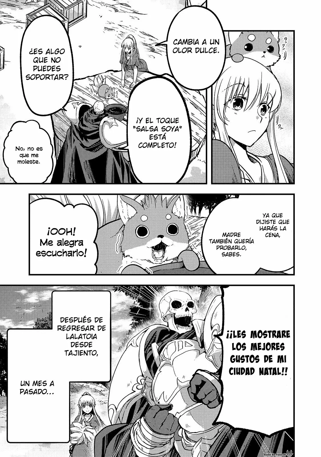 Gaikotsu Kishi-sama, Tadaima Isekai e Odekakechuu Capítulo 34 - Page 7