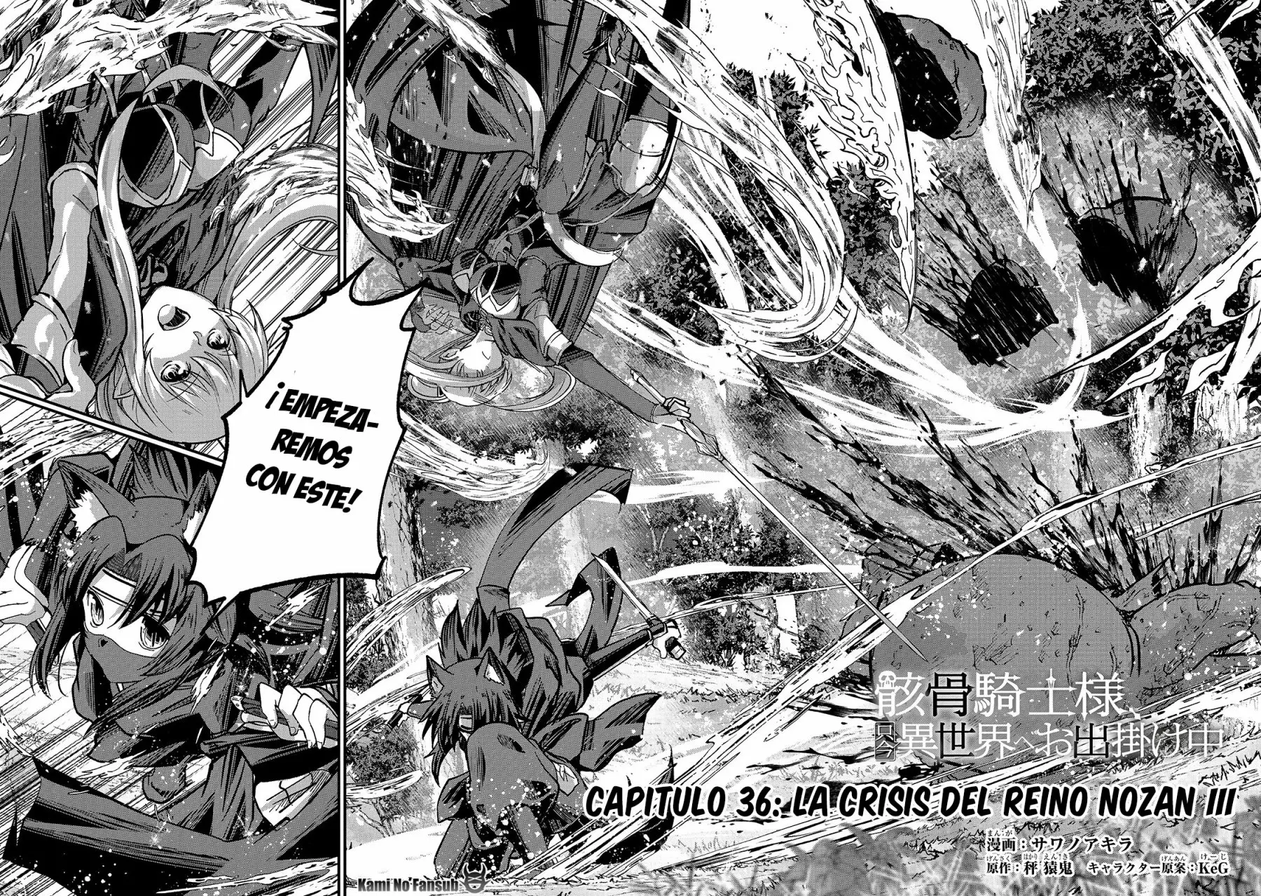 Gaikotsu Kishi-sama, Tadaima Isekai e Odekakechuu Capítulo 36 - Page 3