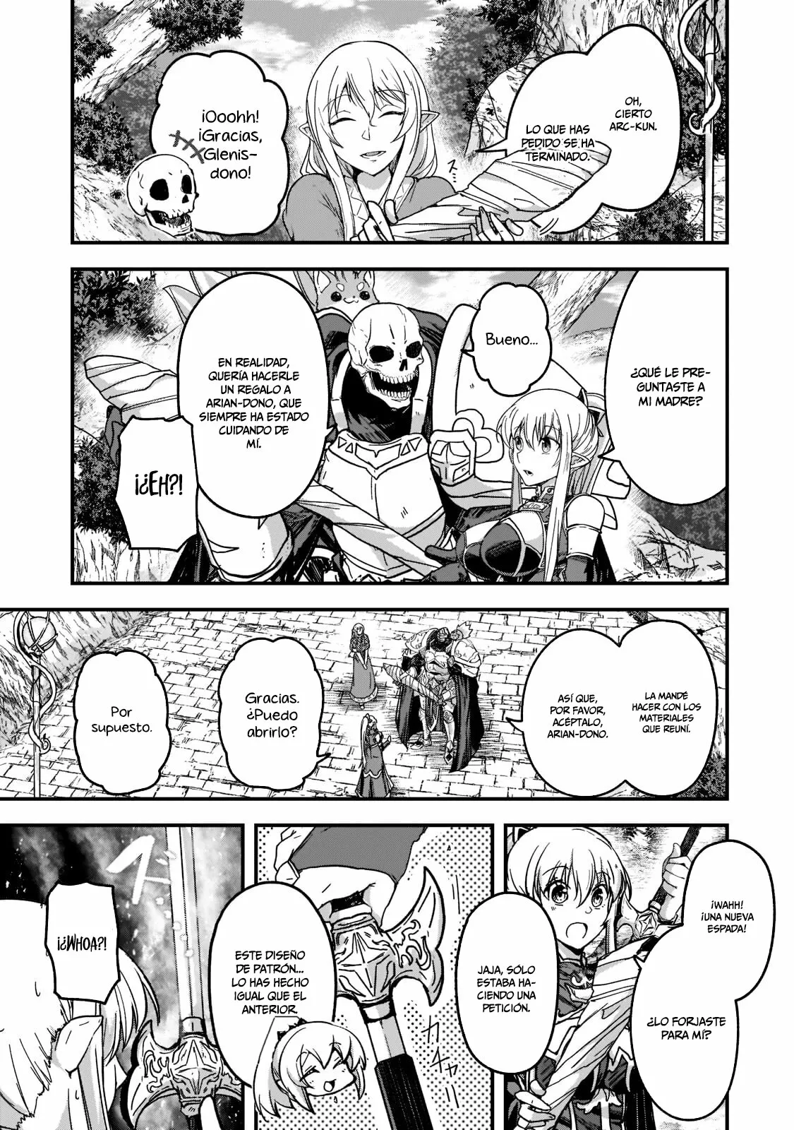 Gaikotsu Kishi-sama, Tadaima Isekai e Odekakechuu Capítulo 55 - Page 24