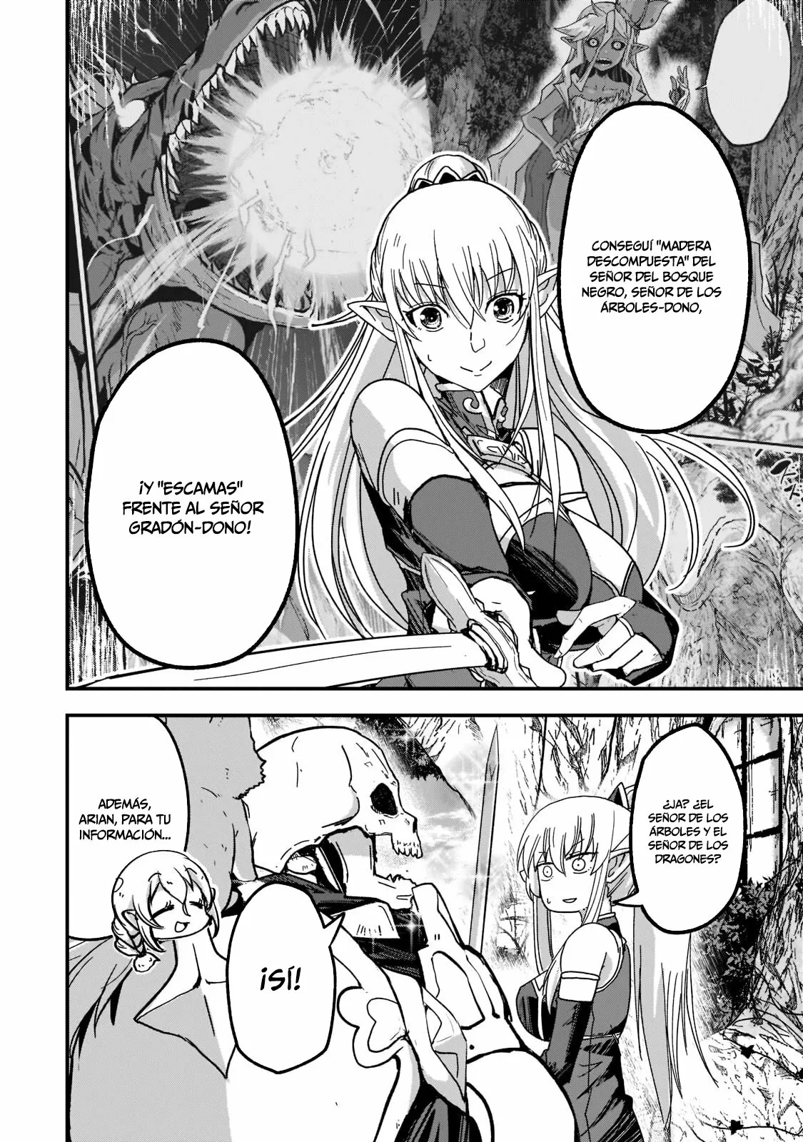 Gaikotsu Kishi-sama, Tadaima Isekai e Odekakechuu Capítulo 55 - Page 27